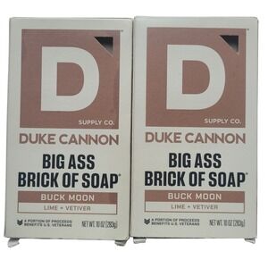 Duke Cannon Big Ass‎ Brick of Soap Buck Moon Lime Vetiver 10oz Men Soap 2